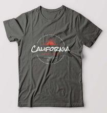 Load image into Gallery viewer, California T-Shirt for Men-S(38 Inches)-Charcoal-Ektarfa.online
