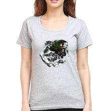 Load image into Gallery viewer, Attack on Titan T-Shirt for Women-Grey Melange-Ektarfa.online
