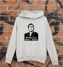 Load image into Gallery viewer, Michael Scott Best Boss Unisex Hoodie for Men/Women-Grey Melange-Ektarfa.online
