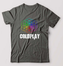 Load image into Gallery viewer, Coldplay T-Shirt for Men-S(38 Inches)-Charcoal-Ektarfa.online
