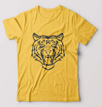 Load image into Gallery viewer, Tiger T-Shirt for Men-Golden Yellow-Ektarfa.online
