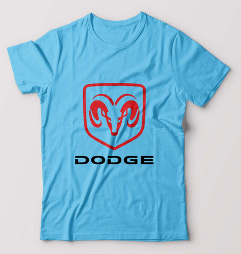 Dodge T-Shirt for Men-Light Blue-Ektarfa.online