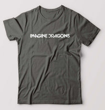 Load image into Gallery viewer, Imagine Dragons T-Shirt for Men-S(38 Inches)-Charcoal-Ektarfa.online
