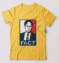 Load image into Gallery viewer, Dwight Schrute T-Shirt for Men-Golden Yellow-Ektarfa.online
