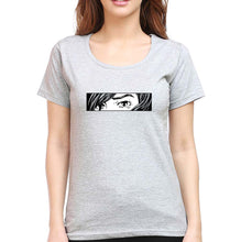 Load image into Gallery viewer, Anime T-Shirt for Women-XS(32 Inches)-Grey Melange-Ektarfa.online
