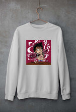 Load image into Gallery viewer, Monkey D. Luffy Unisex Sweatshirt for Men/Women-S(40 Inches)-Grey Melange-Ektarfa.online
