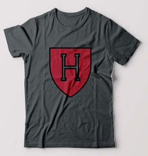 Load image into Gallery viewer, Harvard T-Shirt for Men-S(38 Inches)-Steel grey-Ektarfa.online
