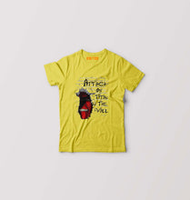 Load image into Gallery viewer, Attack on Titan Kids T-Shirt for Boy/Girl-Yellow-Ektarfa.online
