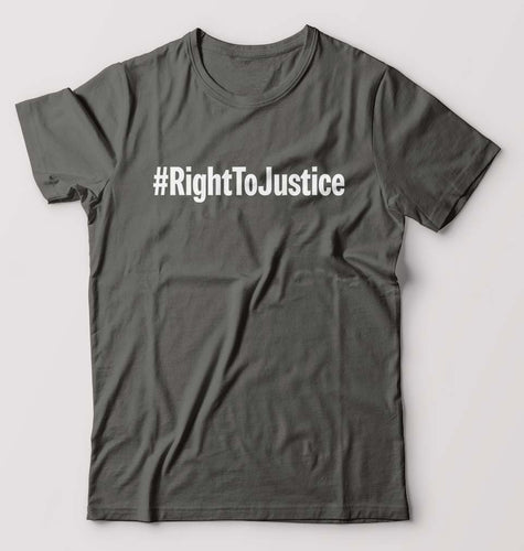 Right to Justice T-Shirt for Men-Charcoal-Ektarfa.online