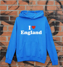 Load image into Gallery viewer, I Love England Unisex Hoodie for Men/Women-Royal Blue-Ektarfa.online
