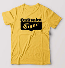 Load image into Gallery viewer, Onitsuka Tiger T-Shirt for Men-S(38 Inches)-Golden yellow-Ektarfa.online
