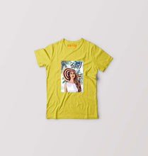 Load image into Gallery viewer, Lana Del Rey Kids T-Shirt for Boy/Girl-0-1 Year(20 Inches)-Mustard Yellow-Ektarfa.online
