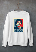 Load image into Gallery viewer, Diego Maradona Unisex Sweatshirt for Men/Women-White-Ektarfa.online
