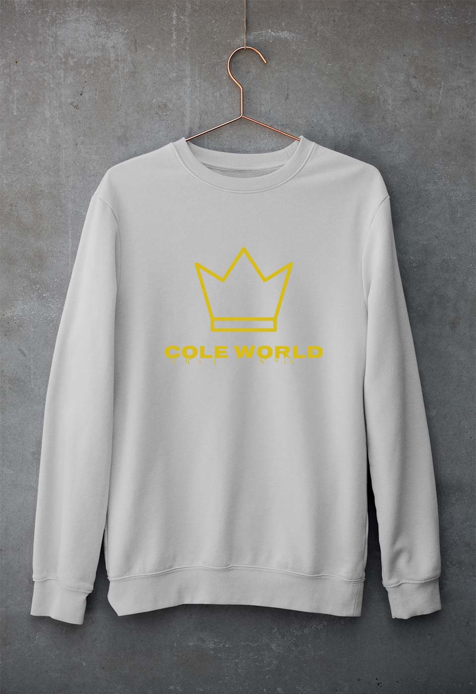 J. Cole World Unisex Sweatshirt for Men/Women-Grey Melange-Ektarfa.online