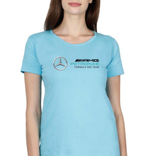 Load image into Gallery viewer, Mercedes AMG Petronas F1 T-Shirt for Women-XS(32 Inches)-SkyBlue-Ektarfa.online
