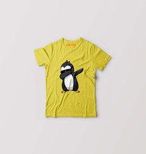 Load image into Gallery viewer, Dab Penguin Kids T-Shirt for Boy/Girl-Yellow-Ektarfa.online
