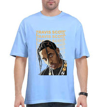 Load image into Gallery viewer, Travis Scott Oversized T-Shirt for Men-Baby Blue-Ektarfa.online
