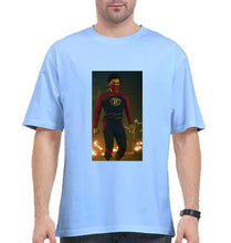 Load image into Gallery viewer, Minnal Murali Oversized T-Shirt for Men-Baby Blue-Ektarfa.online
