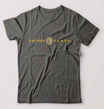 Load image into Gallery viewer, Sacred Games T-Shirt for Men-Charcoal-Ektarfa.online
