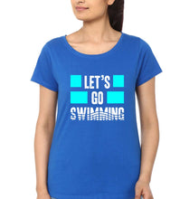 Load image into Gallery viewer, Swimming T-Shirt for Women-Royal Blue-Ektarfa.online
