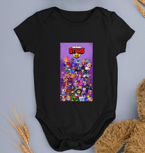 Load image into Gallery viewer, Brawl Stars Kids Romper For Baby Boy/Girl-0-5 Months(18 Inches)-Black-Ektarfa.online
