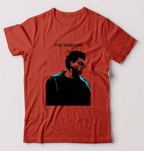 Load image into Gallery viewer, The Weeknd T-Shirt for Men-S(38 Inches)-Brick Red-Ektarfa.online
