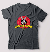 Load image into Gallery viewer, Looney Tunes T-Shirt for Men-S(38 Inches)-Steel grey-Ektarfa.online
