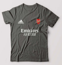 Load image into Gallery viewer, Arsenal 2021-22 T-Shirt for Men-S(38 Inches)-Charcoal-Ektarfa.online
