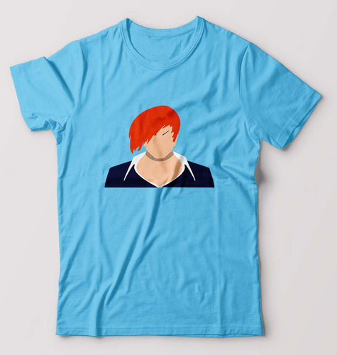 Lori yagami T-Shirt for Men-Light Blue-Ektarfa.online