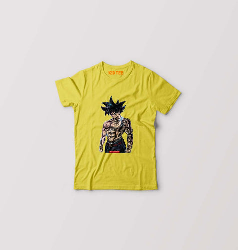 Goku Kids T-Shirt for Boy/Girl-Yellow-Ektarfa.online