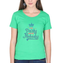 Load image into Gallery viewer, Party T-Shirt for Women-XS(32 Inches)-flag green-Ektarfa.online
