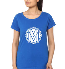 Load image into Gallery viewer, Marilyn Manson T-Shirt for Women-Royal Blue-Ektarfa.online
