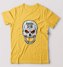 Load image into Gallery viewer, Stone Cold Steve Austin (WWE) T-Shirt for Men-Golden Yellow-Ektarfa.online
