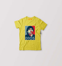 Load image into Gallery viewer, Diego Maradona Kids T-Shirt for Boy/Girl-Yellow-Ektarfa.online
