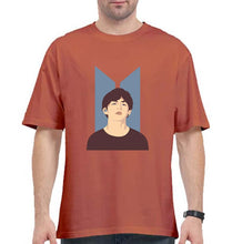 Load image into Gallery viewer, V-BTS(K-Pop) Oversized T-Shirt for Men-Coral-Ektarfa.online
