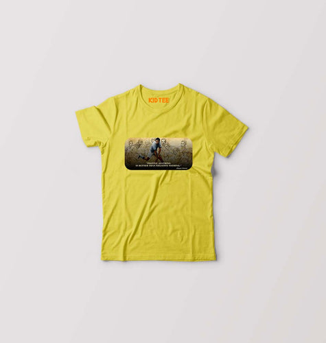 Dhyan Chand Kids T-Shirt for Boy/Girl-Mustard Yellow-Ektarfa.online