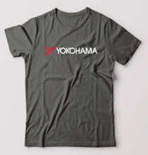 Load image into Gallery viewer, Yokohama T-Shirt for Men-S(38 Inches)-Charcoal-Ektarfa.online
