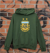 Load image into Gallery viewer, Argentina Football Unisex Hoodie for Men/Women-S(40 Inches)-Dark Green-Ektarfa.online
