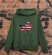Load image into Gallery viewer, USA America Unisex Hoodie for Men/Women-S(40 Inches)-Dark Green-Ektarfa.online
