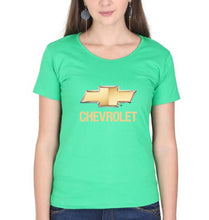 Load image into Gallery viewer, Chevrolet T-Shirt for Women-Flag Green-Ektarfa.online
