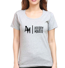 Load image into Gallery viewer, Antony Morato T-Shirt for Women-XS(32 Inches)-Grey Melange-Ektarfa.online
