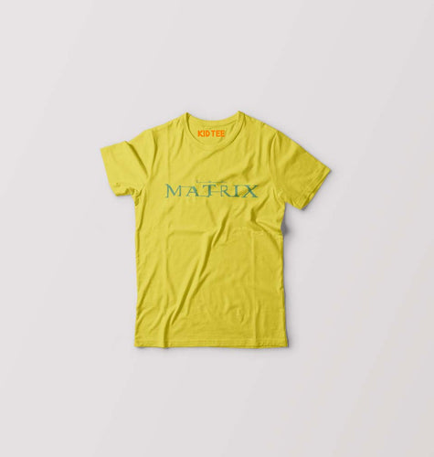 Matrix Kids T-Shirt for Boy/Girl-Yellow-Ektarfa.online