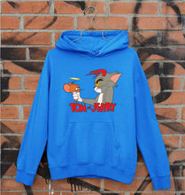Load image into Gallery viewer, Tom and Jerry Unisex Hoodie for Men/Women-S(40 Inches)-Royal Blue-Ektarfa.online
