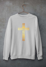 Load image into Gallery viewer, Christian Unisex Sweatshirt for Men/Women-S(40 Inches)-Grey Melange-Ektarfa.online
