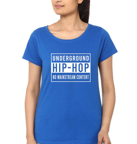 Hip hop T-Shirt for Women-Royal Blue-Ektarfa.online