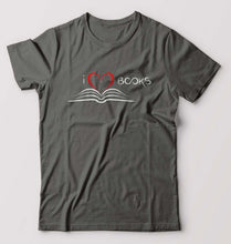 Load image into Gallery viewer, Love Books T-Shirt for Men-Charcoal-Ektarfa.online
