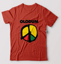 Load image into Gallery viewer, Olodum T-Shirt for Men-S(38 Inches)-Brick Red-Ektarfa.online
