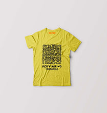Load image into Gallery viewer, Keith Haring Kids T-Shirt for Boy/Girl-Yellow-Ektarfa.online
