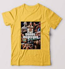 Load image into Gallery viewer, Conor McGregor UFC T-Shirt for Men-Golden yellow-Ektarfa.online

