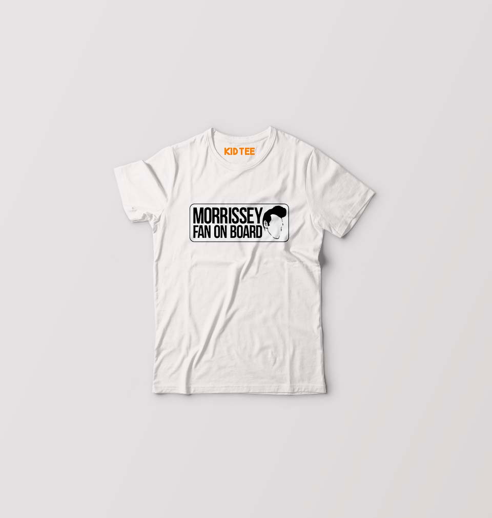 Morrissey Kids T-Shirt for Boy/Girl-White-Ektarfa.online